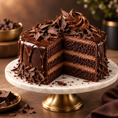 Choco Crunchy Cake
